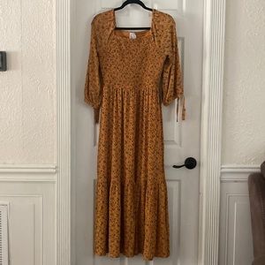 Orange Yellow Sundress By Sue Lily